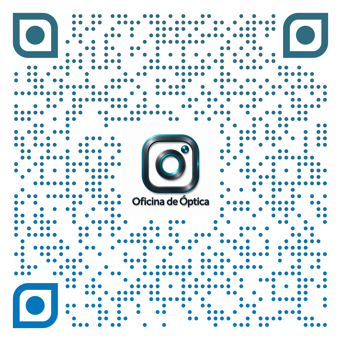 QR Code do Instagram da Oficina de Óptica